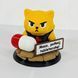 Cat-medic with a pill for car dashboard &ndash; decorative 3D figure for a car